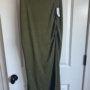 Old Navy Forest Green Maxi Skirt
